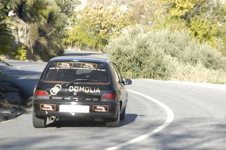 Granada, 13/09/2008.- cars participating in the 2008 Rallyのeditorial素材