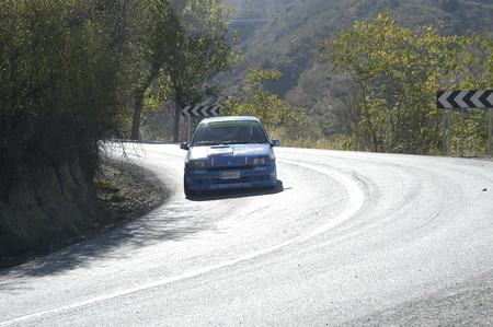 Granada, 13/09/2008.- cars participating in the 2008 Rallyのeditorial素材