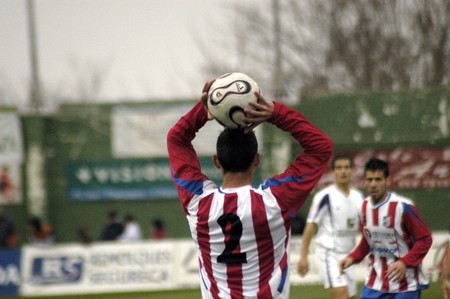 2008/02/17- Baza - Granada - Spain - Football game between the and Baza JaÃ©nのeditorial素材