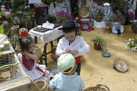 2008/05/03 - Granada - Spain - Festival of the day of the cross in Granadaのeditorial素材