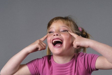 smiling girlの写真素材