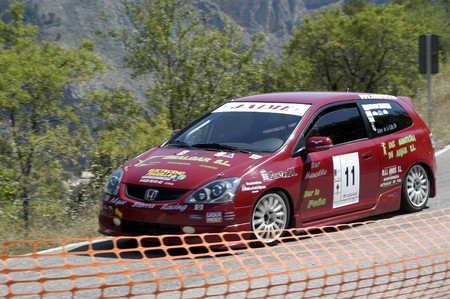 2008/06/28-Spain-Granada-Andalusian Championships MoclÃ­n motorsport mountain hikesのeditorial素材