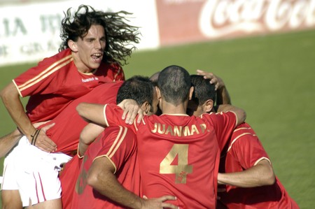 2008/08/31-Spain-Granada - Football game between the Granada 74 and Betis B in the city of Granada / Spainのeditorial素材