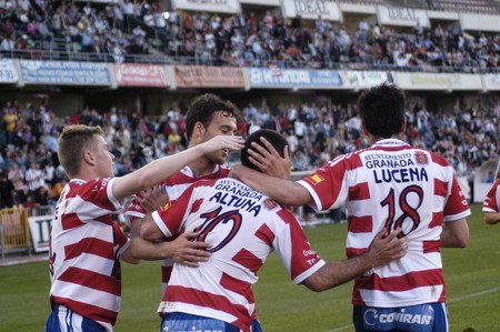 2009/05/03-Spain-Granada - Football game between the Granada CF and Granada 74 in the city of Granada / Spainのeditorial素材