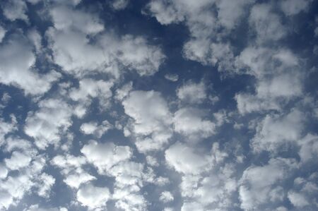 blue sky with white clouds