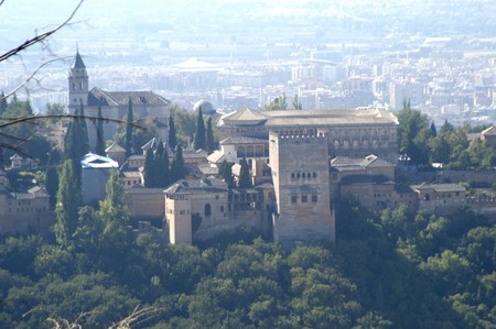 View of the city of Granadaのeditorial素材