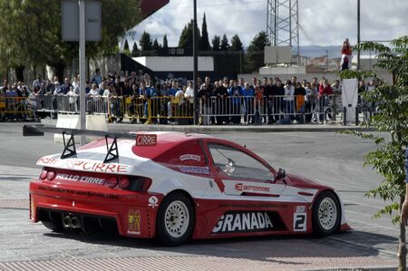 2010/12/10 - Granada - Spain - Display with racing car racing cars of various categories in Granadaのeditorial素材