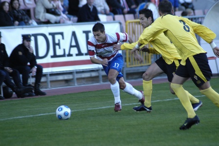 12/06/2009 - Granada-Spain-football game between the Granada and Murcia CF Imperial のeditorial素材