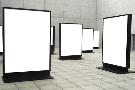 blank boxesの写真素材