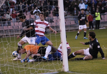 2009/09/20-Granada - Spain - Football game between the Granada and Caravaca CFのeditorial素材