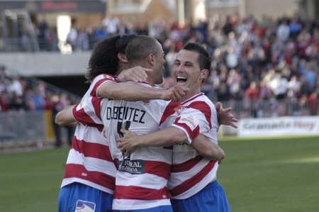 2010/05/09 - Granada - Spain - Football game between the Granada CF Real Jaenのeditorial素材