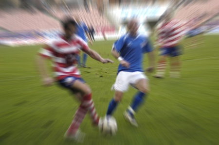2011/01/02 - Granada - Spain - Football game between the Granada CF and AlcorcÃ³nのeditorial素材