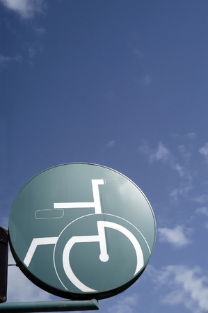 wheelchair symbol, disabled accessの写真素材