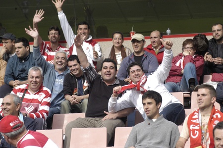 football match between granada and tenerife cf oscar pitarra 05/01/2011のeditorial素材