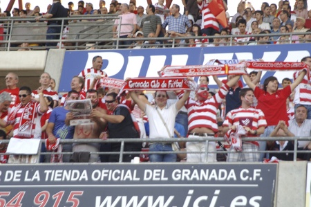 2011/06/11 - spain - granada - football game between the granada and celta vigoのeditorial素材