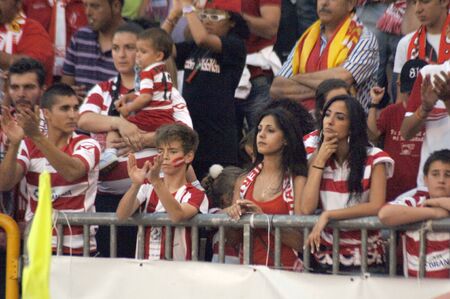 2011/06/11 - spain - granada - football game between the granada and celta vigoのeditorial素材