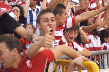 2011/06/11 - spain - granada - football game between the granada and celta vigoのeditorial素材