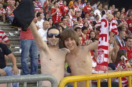 2011/06/11 - spain - granada - football game between the granada and celta vigoのeditorial素材