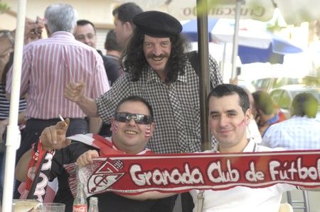 2011/06/11 - spain - granada - football game between the granada and celta vigoのeditorial素材