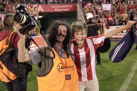 2011/06/11 - spain - granada - football game between the granada and celta vigoのeditorial素材