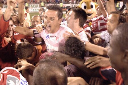 2011/06/11 - spain - granada - football game between the granada and celta vigoのeditorial素材