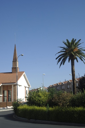modern church in granada 08/04/2011の写真素材
