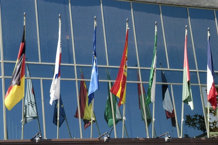 international flagsのeditorial素材