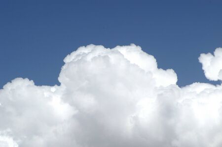 clouds of heaven with diurnal evolutionの写真素材