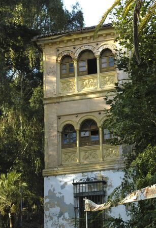 semi-abandoned old house in the town of lanjaron, granada in the province ofのeditorial素材