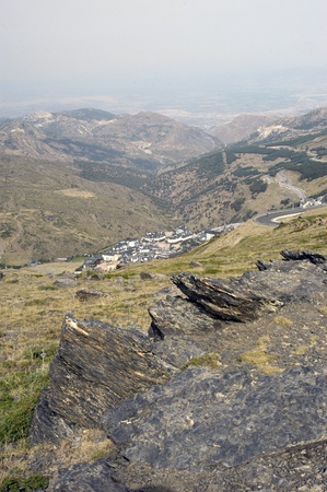 view of sierra nevada in summerの写真素材