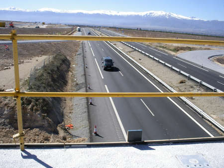 road and development of an industrialのeditorial素材