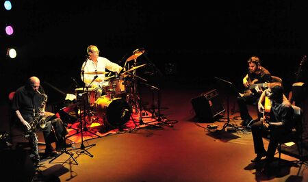 dave liebman and dani moron in the granada jazz festival. 12/11/2011のeditorial素材