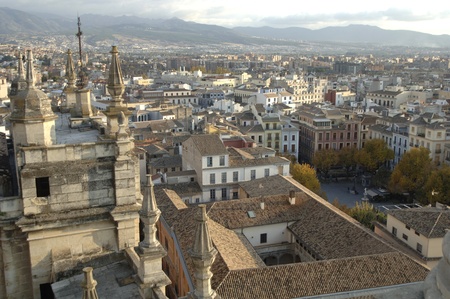 granada view from the belfry of the cathedral of granada. 17/11/2011のeditorial素材