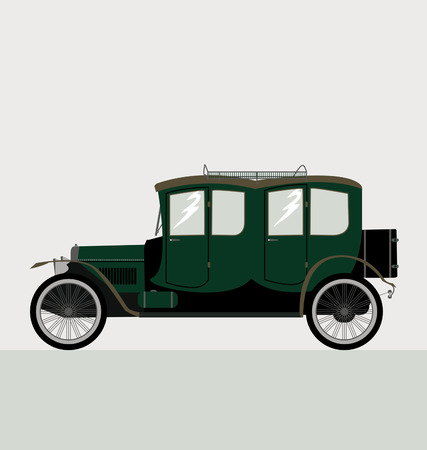 vector old carのイラスト素材