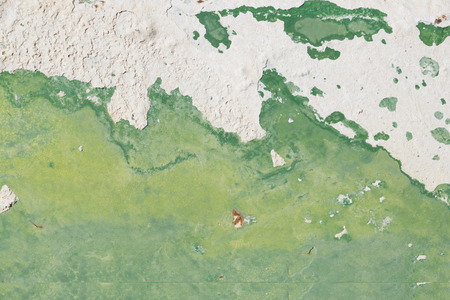 green and white metal background texture, metal steel vintage plate with some old scratch, green and white metal plateの写真素材