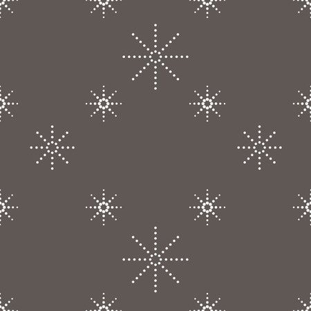 Seamless pattern.Vector background. modern luxury stylish texture. Repeating snowflakeのイラスト素材