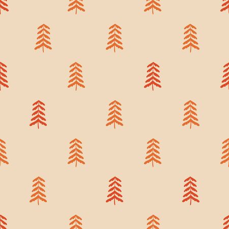 seamless pattern,tree art  background design for fabric and decorのイラスト素材