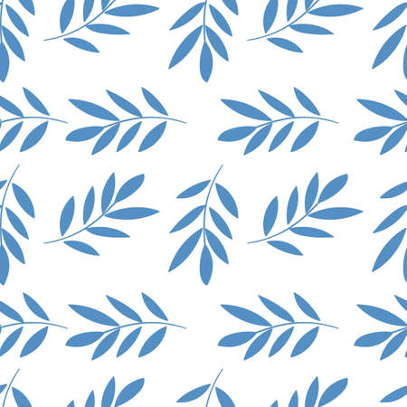 seamless pattern, leaf art  background design for fabric and decorのイラスト素材