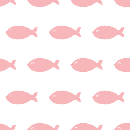 seamless pattern, fish art  background designのイラスト素材