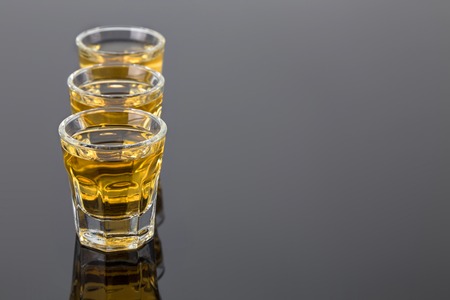 portion of Golden tequilaの写真素材