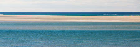 Beach and surf - background banner imageの写真素材