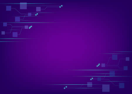 Dark blue and purple in Metaverse concept background with copy space.のイラスト素材