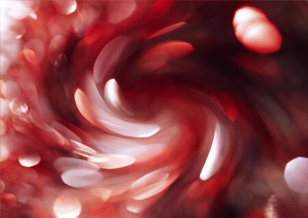 red and white abstract background illustration of swirling whirlpoolの写真素材