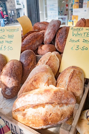 Different kinds of homemade bread