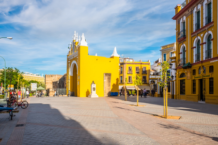 seville spain may 8th 2019 The basilica of Santa Maria de la Esperanza Macarenaのeditorial素材