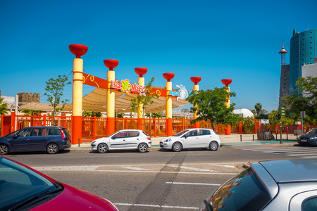 SEVILLE SPAIN May 8th 2019 Isla Magica is a theme park located in Seville and inaugurated in 1997.のeditorial素材