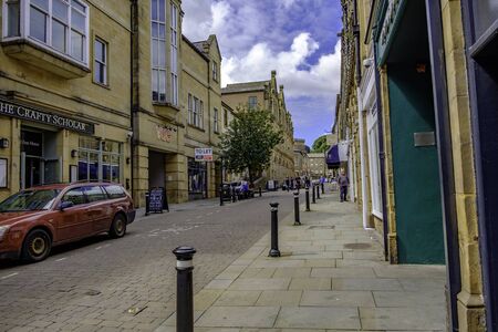 the historic city of Lancaster Lancashire Englandのeditorial素材
