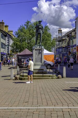 the beautiful town of Kendal Cumbria gateway to the Lake Districtのeditorial素材