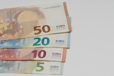 close up of euro moneyの写真素材