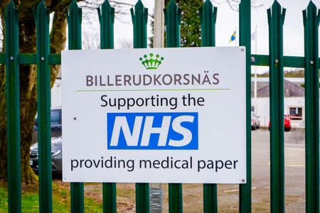 The NHS is the name used for each of the public health servicesのeditorial素材